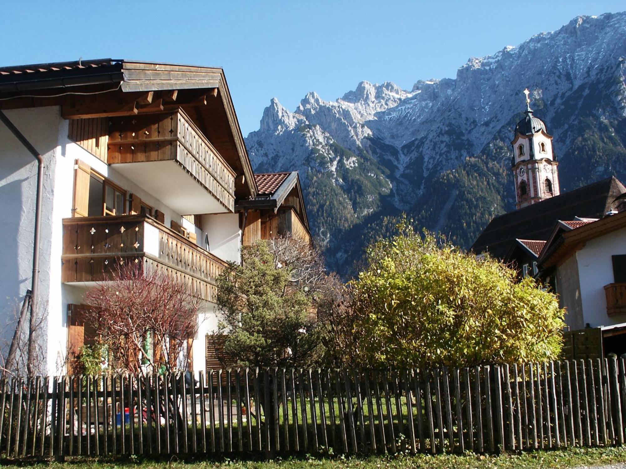 Ferienwohnung Am Zierhutbach Kranzberg Mittenwald Esterno foto